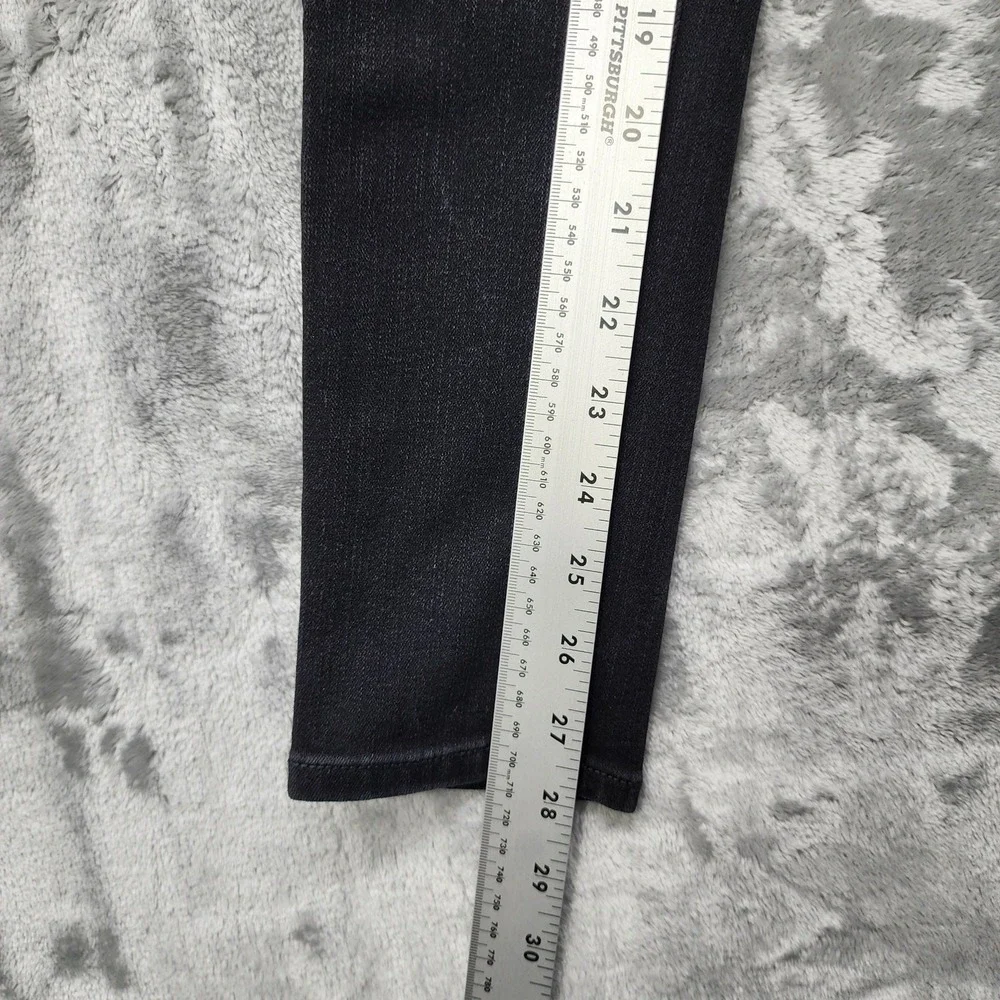 American Eagle Jeans Womens 6 Black Super High Rise Jegging Stretch Denim Preppy